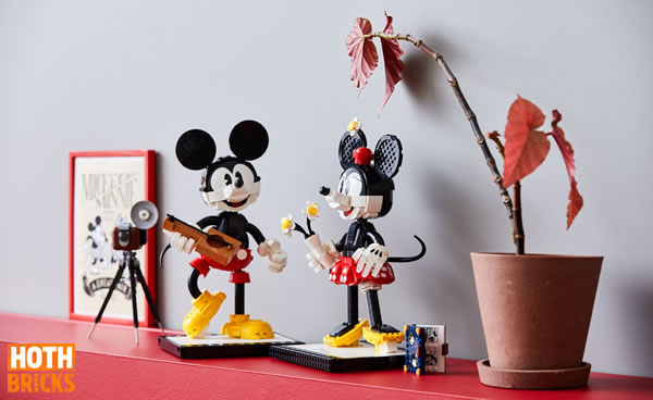 LEGO 43179 Mickey Mouse & Minnie Mouse Buildable Characters