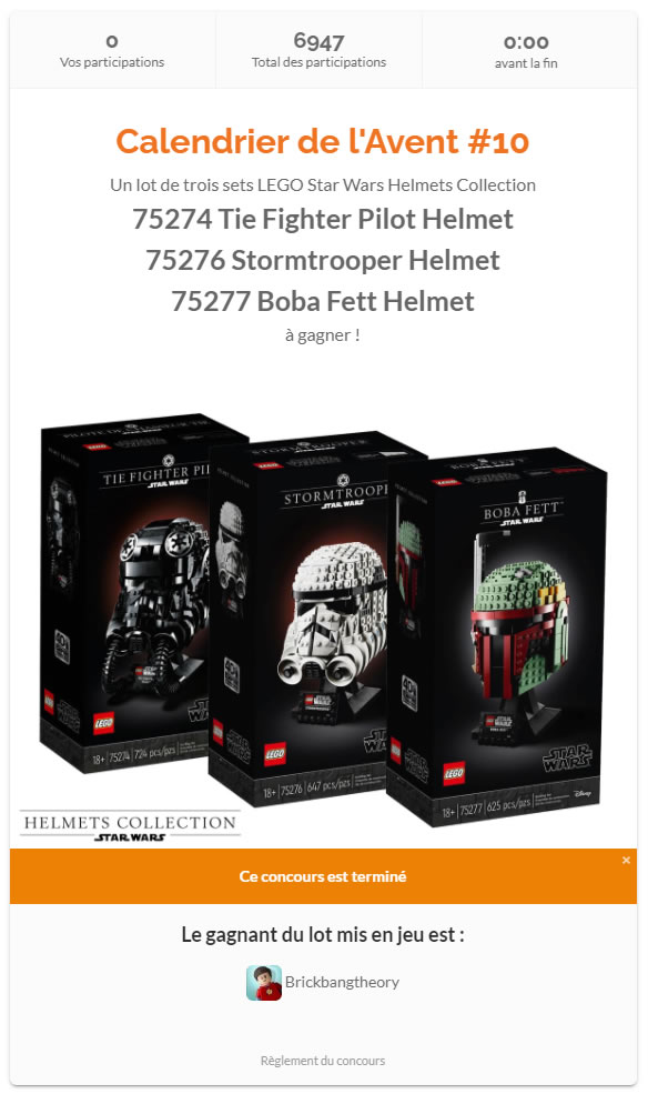 concours starwars helmets hothbricks