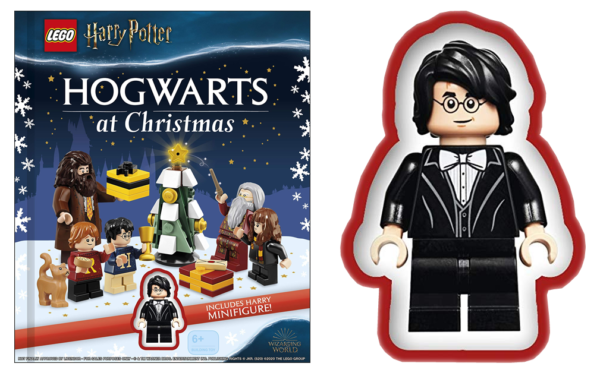 lego harry potter hogwarts christmas book 2021 minifigure harry.fw