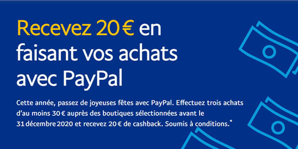 Offre Paypal : 20 € de cashback pour trois commandes chez LEGO, FNAC ou Cdiscount