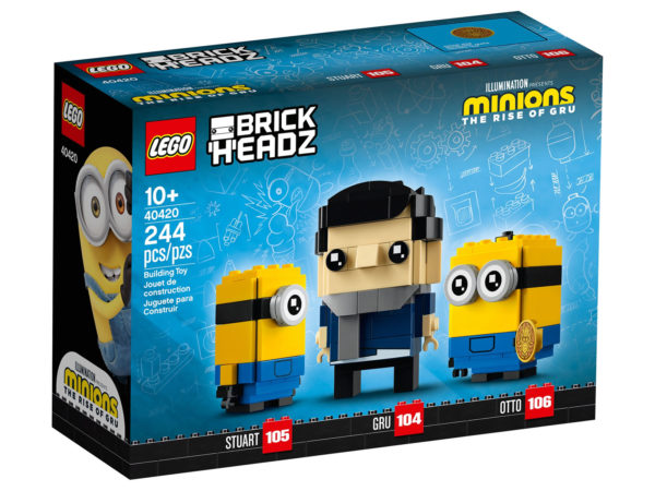 LEGO BrickHeadz 40420 Minions Gru, Stuart & Otto