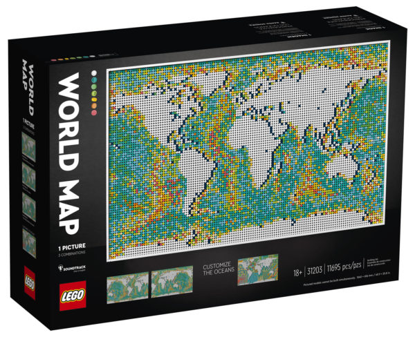 LEGO ART 31203 World Map