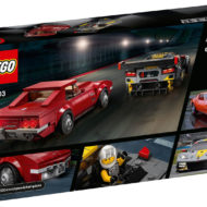 76903 Chevrolet Corvette C8-R Race car and 1968 Chevrolet Corvette