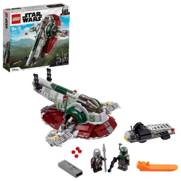 75312 lego starwars boba fett starship