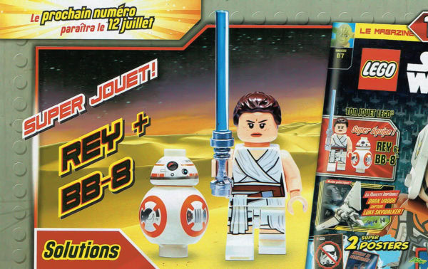 lego starwars magazine juillet 2021 rey bb8