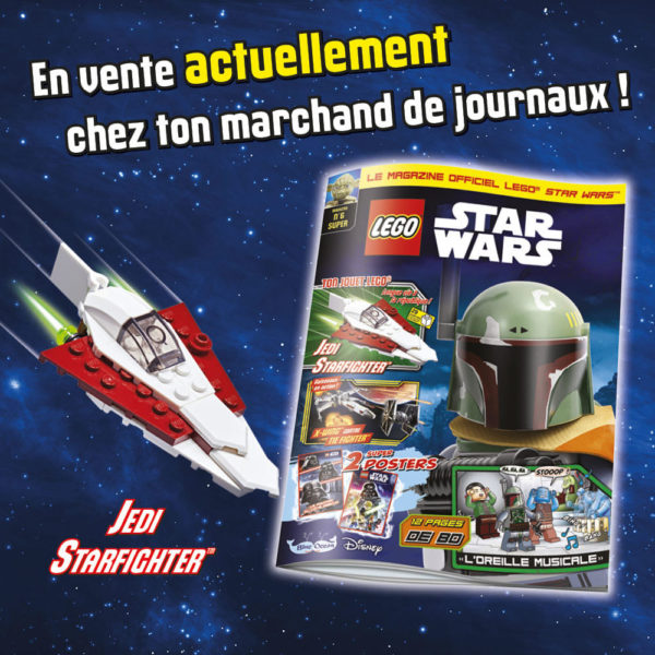 magazine lego starwars juin 2021 jedi starfighter