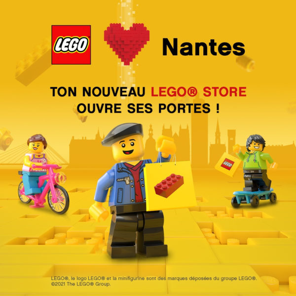 ouverture lego certified store nantes atlantis juillet 2021 teaser