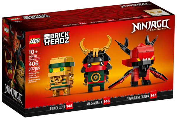 40490 lego brickheadz ninjago 10 box front