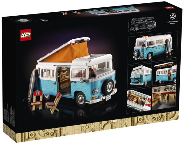 lego 10279 volkswagen t2 camper van box back