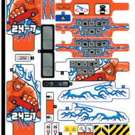 lego technic 42128 heavy duty tow truck sticker sheet