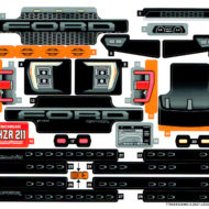 42126 lego technic ford f150 raptor sticker sheet 1