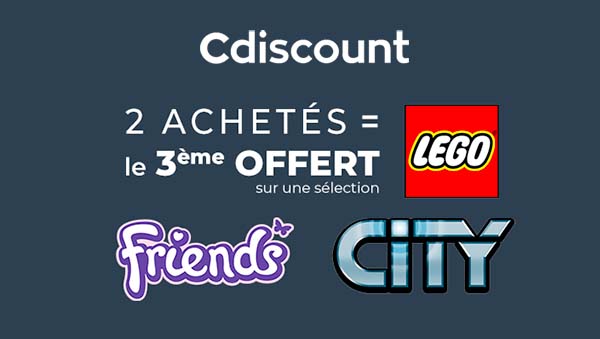 cdiscount offre lego aout septembre 2021