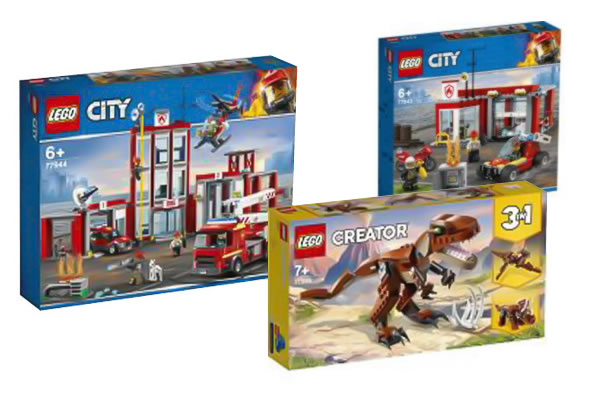 lego city 77944 fire station 77940 mighty dinosaurs 2021 2 1