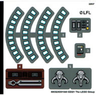 lego starwars 75319 armorer mandalorian forge sticker sheet