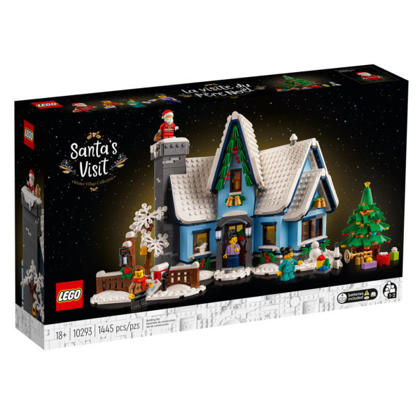 10293 lego winter village santa visit box front