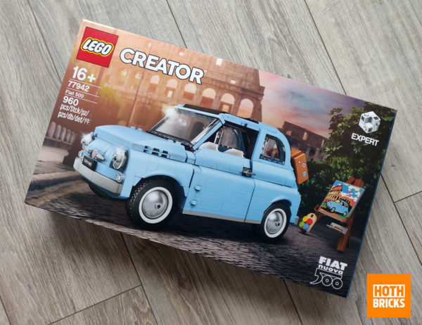 77942 lego fiat 500 blue limited edition