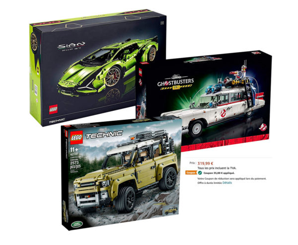 amazon coupons septembre 2021 lego technic ecto 1