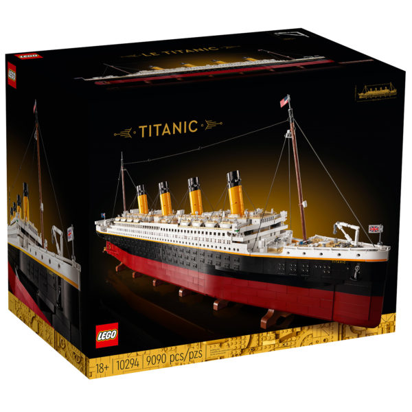 lego adults welcome 10294 titanic 2021 box front