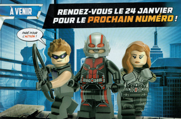 lego marvel avengers magazine janvier 2022