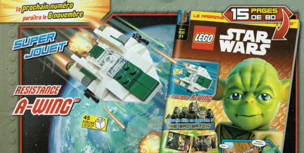 lego starwars magazine novembre 2021 awing