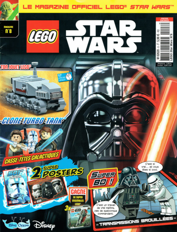 lego starwars magazine octobre 2021 clone turbo tank