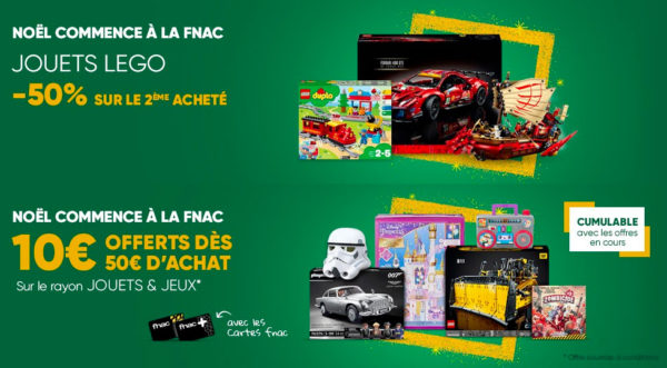 offre lego fnac octobre 2021