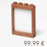 wooden picture frame dark oak 5007110