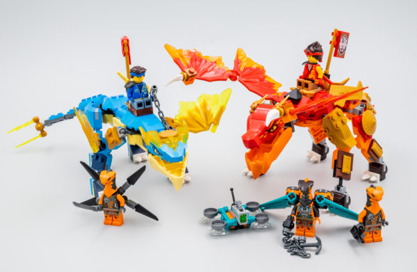 lego ninjago 71760 jay thunder dragon 71762 kai fire dragon 16 1