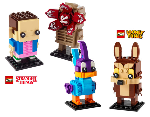 lego brickheadz stranger things 40549 looney tunes 40559 2022