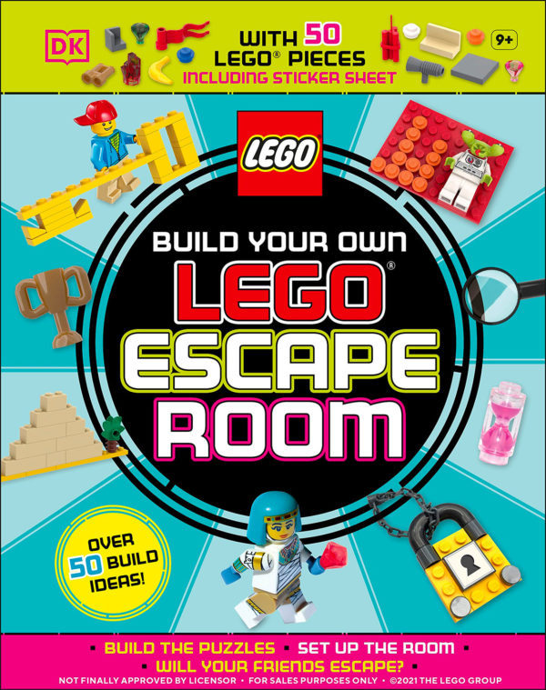 lego build your own escape room book dk 2022