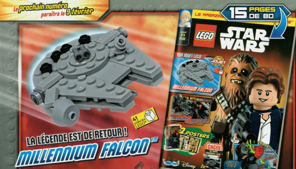 lego starwars magazine fevrier 2022 millennium falcon