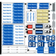 10299 lego real madrid santiago bernabeu stadium sticker sheet