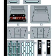 75324 lego starwars dark trooper attack sticker sheet 2