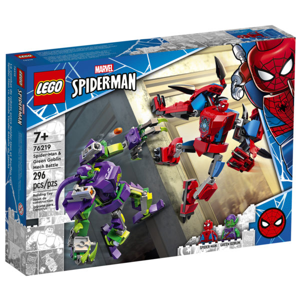 76219 lego marvel spiderman green goblin mech battle 2