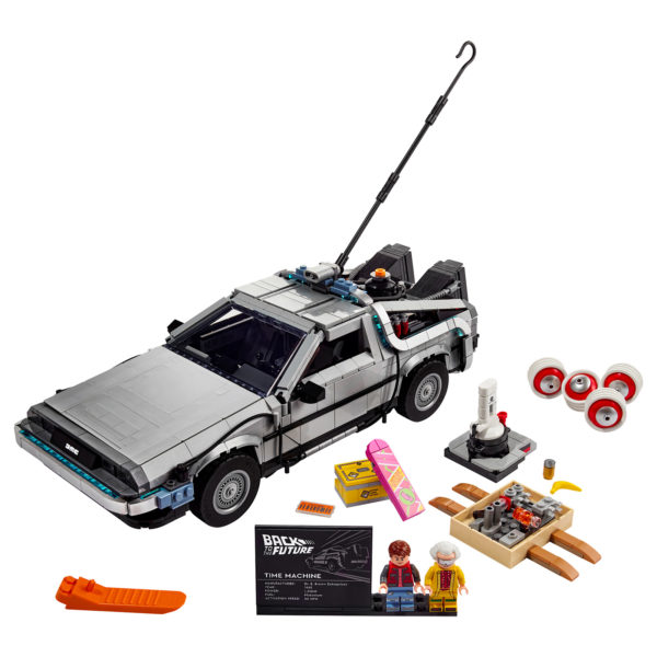 10300 lego back future time machine delorean 14