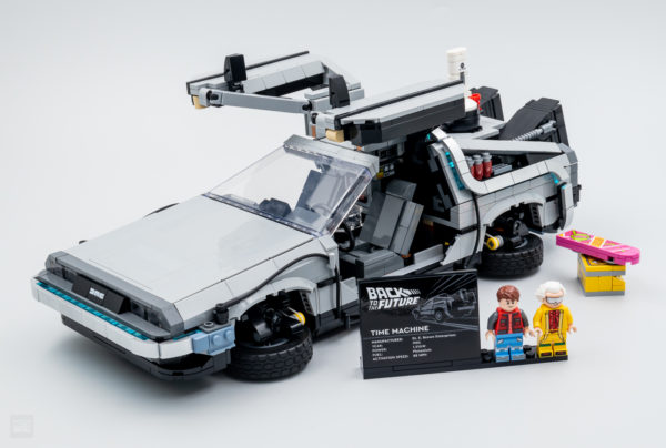 10300 lego back future time machine delorean 17