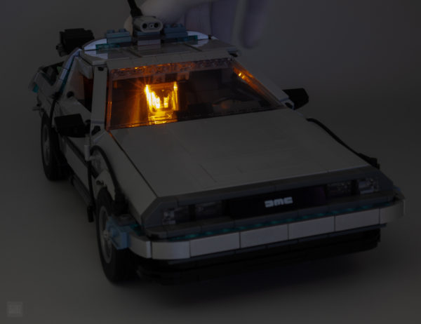 10300 lego back future time machine delorean 30