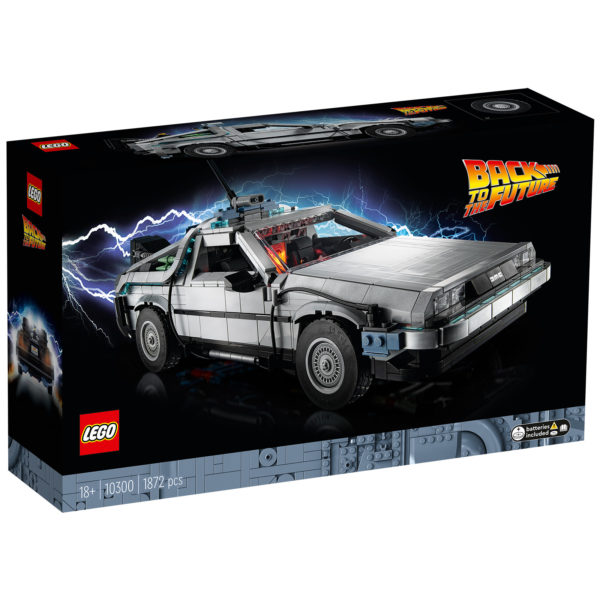 10300 lego back future time machine delorean 5