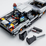 10300 lego back future time machine delorean 9