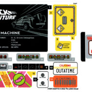 10300 lego delorean back to the future sticker sheet