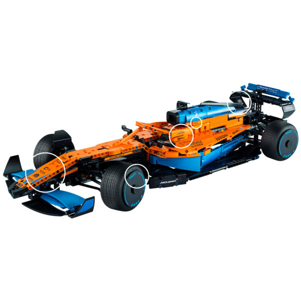 42141 lego technic mclaren f1 2022 stickers original version launch