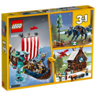 31132 lego creator viking ship midgard serpent 3