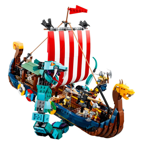 31132 lego creator viking ship midgard serpent 5