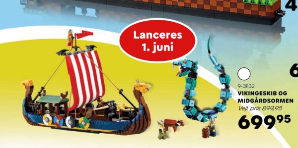 31132 lego creator viking ship 2