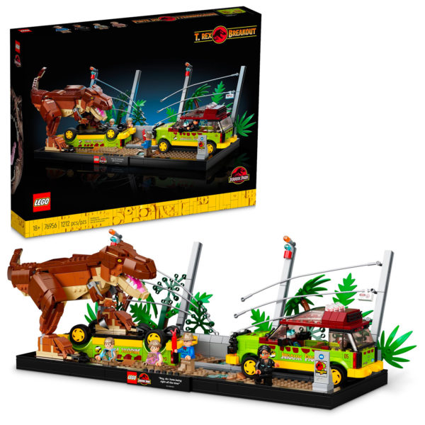 76956 lego jurassic park trex breakout stock