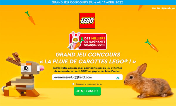 instants gagnants lego cdiscount