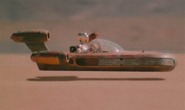 luke skywalker landspeeder movie scene 2