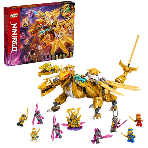 71774 lego ninjago lloyd golden ultra dragon