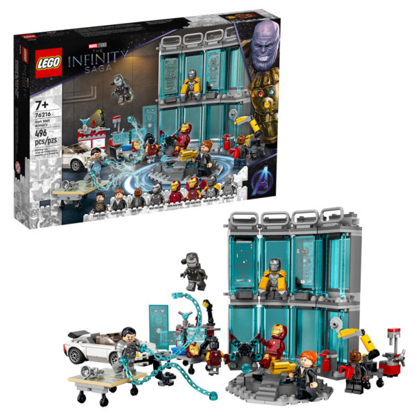 76216 lego marvel infinity saga iron man armory 5