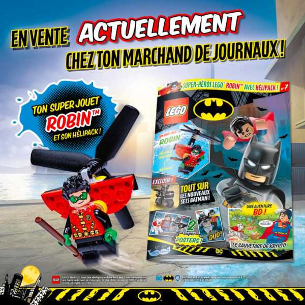 lego batman magazine juin 2022 robin